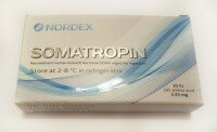 Гормон роста Nordex Somatropin 5 фл. по 10 ЕД